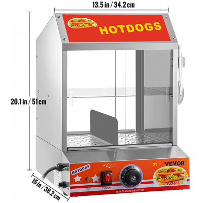 Cuiseur à vapeur pour hot-dog